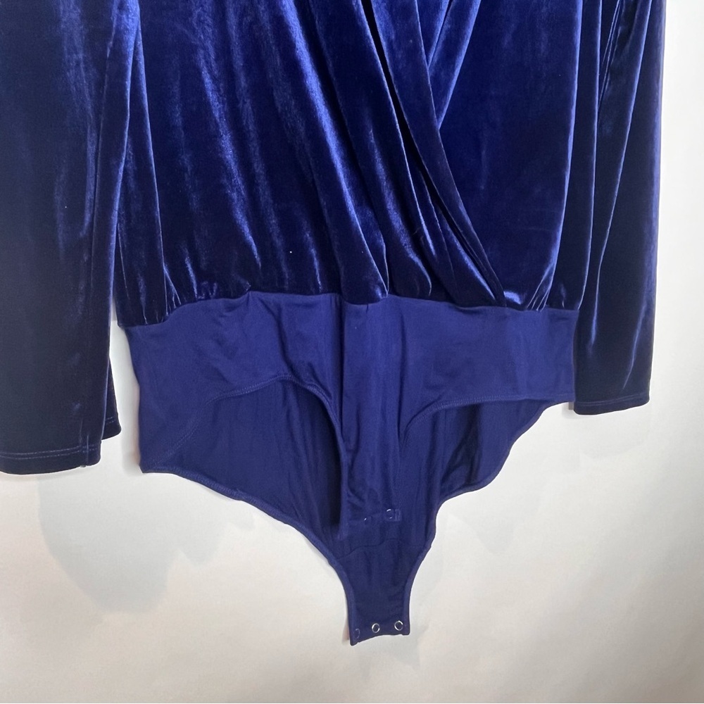 Pure + Good | Velvet Surplice Bodysuit - Picture 5 of 6